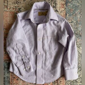 2/3 T Class/Club Gold Label Blue & Pink Collard Button Down Dress Shirt